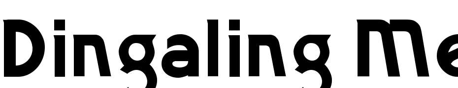 Dingaling Medium cкачати шрифт безкоштовно